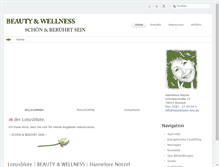 Tablet Screenshot of lotusbluete-hro.de